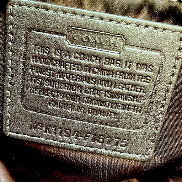 Coach Carly signature canvas shoulder/Tote GUC - Picture 8 of 15